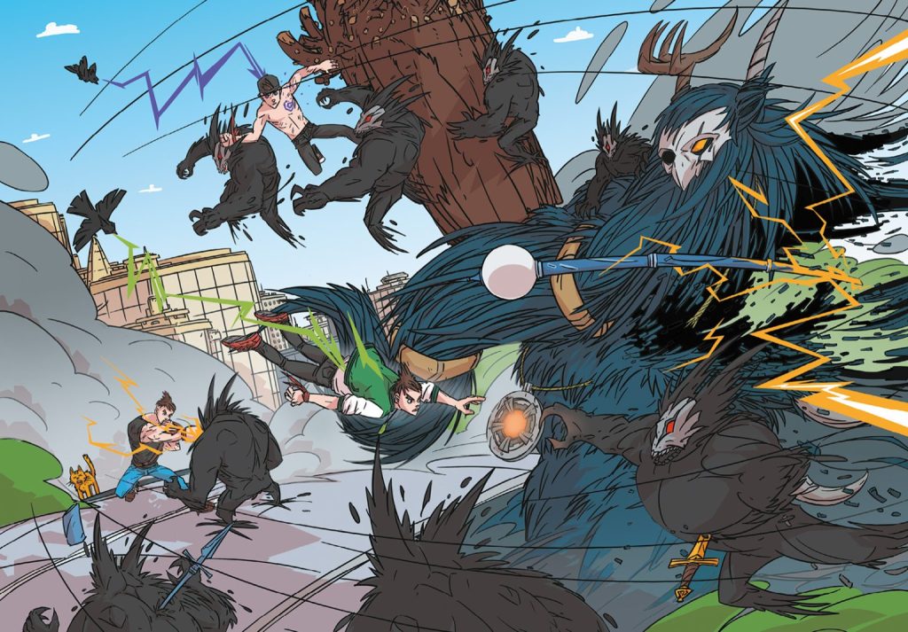 Comics spread